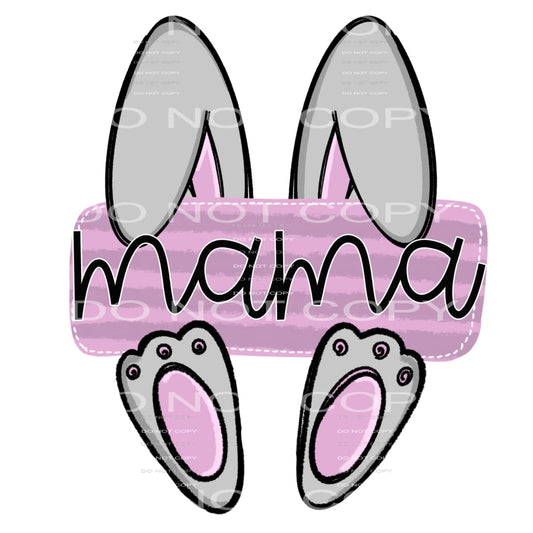 mama bunny #4772 Sublimation transfers - Heat Transfer