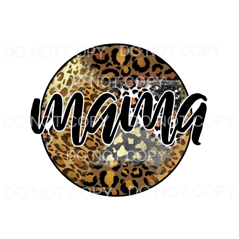 Mama Circle # 5 Sublimation transfers - Heat Transfer