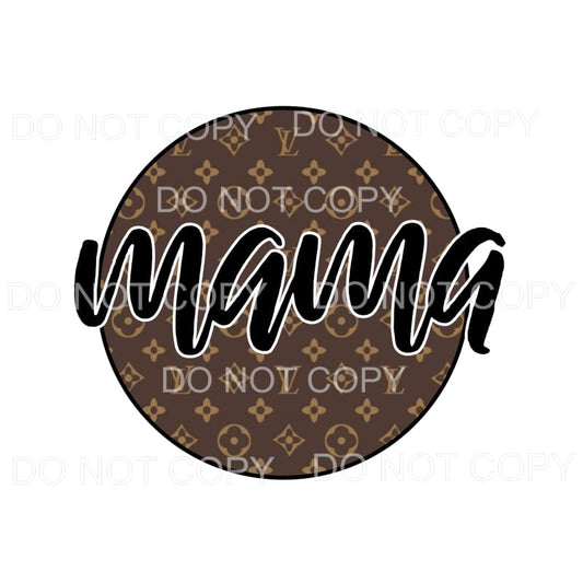 Mama Circle # 7 LV Sublimation transfers - Heat Transfer