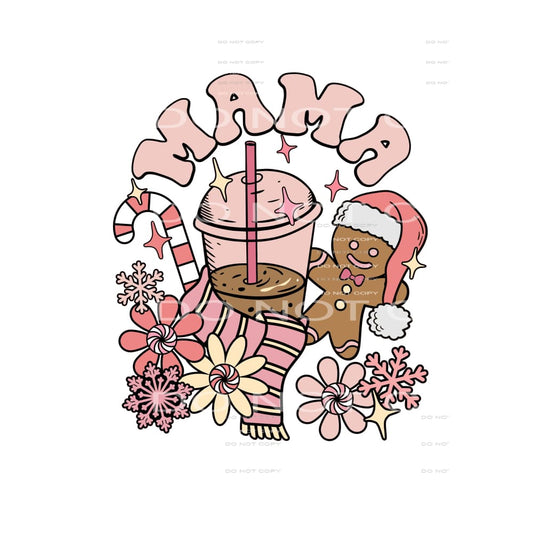 Mama Gingerbread # 2069 Sublimation transfers - Heat 