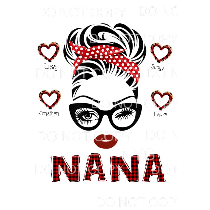 Mama - Mimi - Mom - Nana other names in drop down menu if 