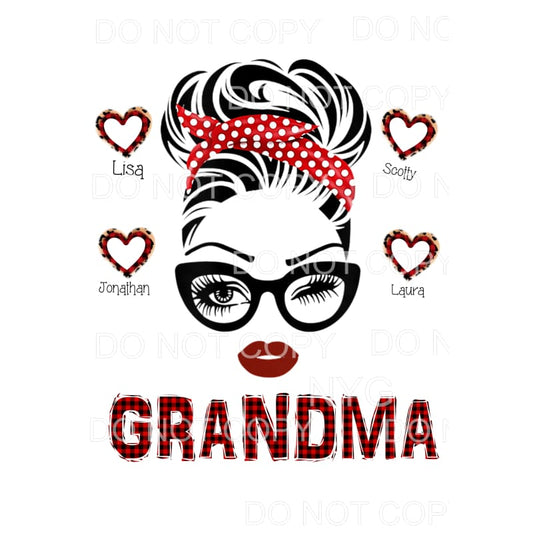 Mama - Mimi - Mom - Nana other names in drop down menu if 
