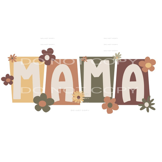mama retro # 6612 Sublimation transfers - Heat Transfer