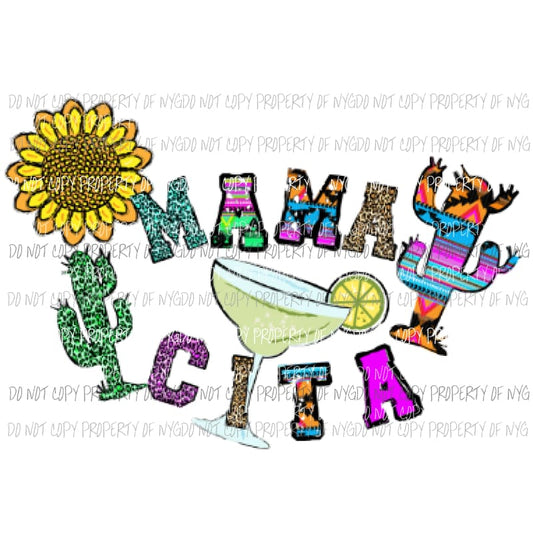 Mamacita Sublimation transfers Heat Transfer