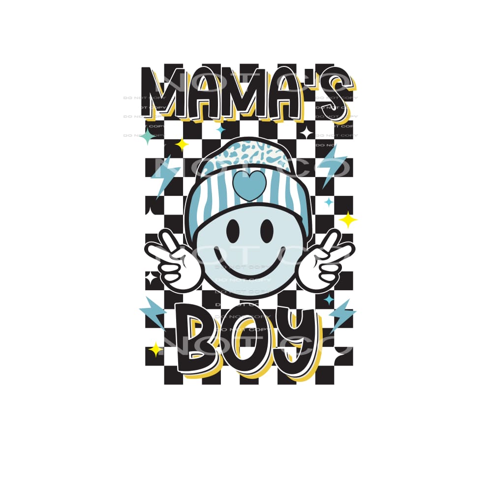 Mama’s Boy #4839 Sublimation transfers - Heat Transfer