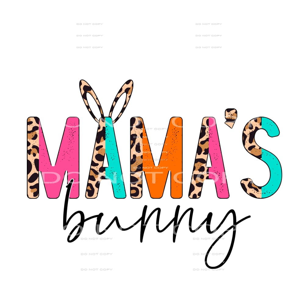 mama’s bunny #4535 Sublimation transfers - Heat Transfer