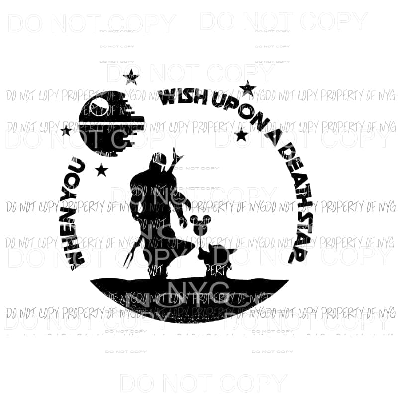 mandalorian and yoda Sublimation transfers Heat Transfer