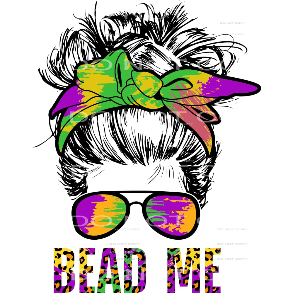 Mardi Gras # 2457 Sublimation transfers - Heat Transfer