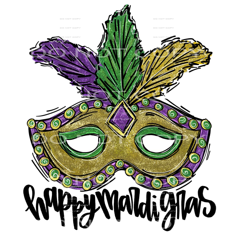 Mardi Gras # 2468 Sublimation transfers - Heat Transfer