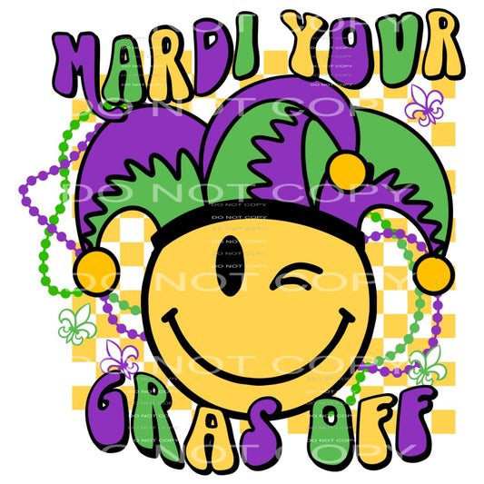 Mardi Gras #2970 Sublimation transfers - Heat Transfer