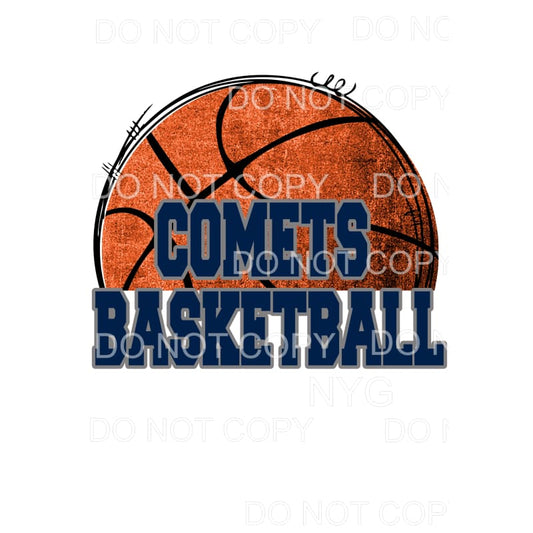 Marionville Comets Basketball Sublimation transfers - Heat 
