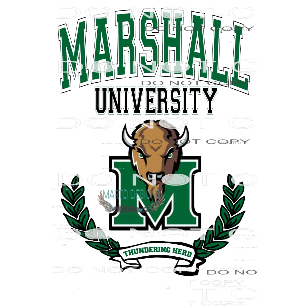 marshall university # 22114 Sublimation transfers - Heat