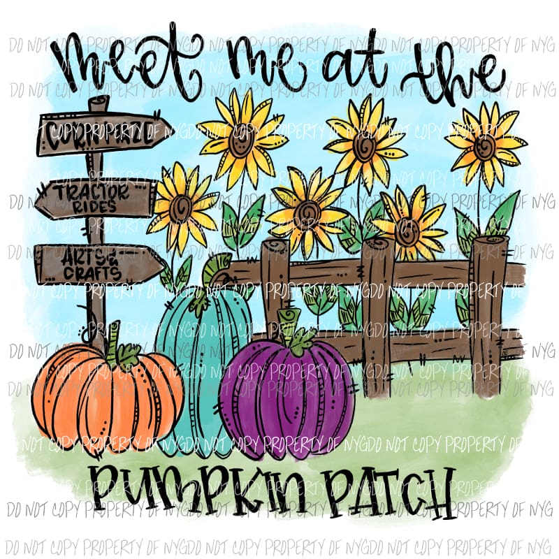 Meet Me at the pumpkin patch # 4 Sublimation transfers Heat Transfer