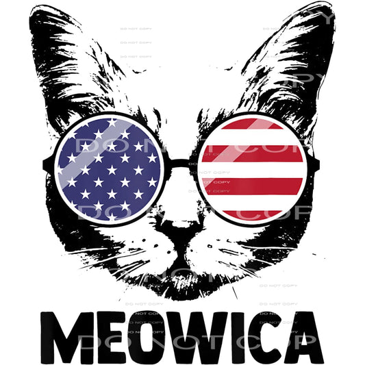 Meowica #5349 Sublimation transfers - Heat Transfer Graphic