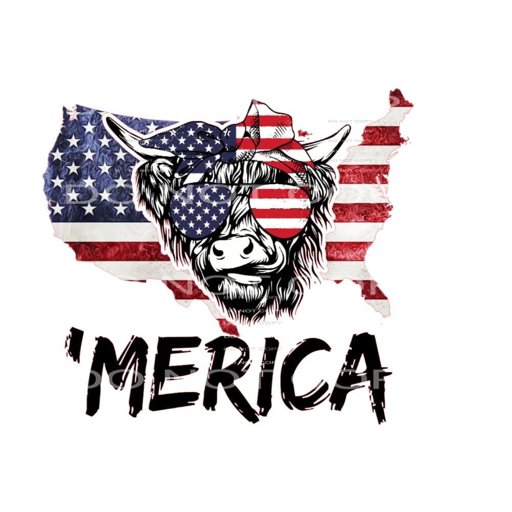 Merica #5328 Sublimation transfers - Heat Transfer Graphic