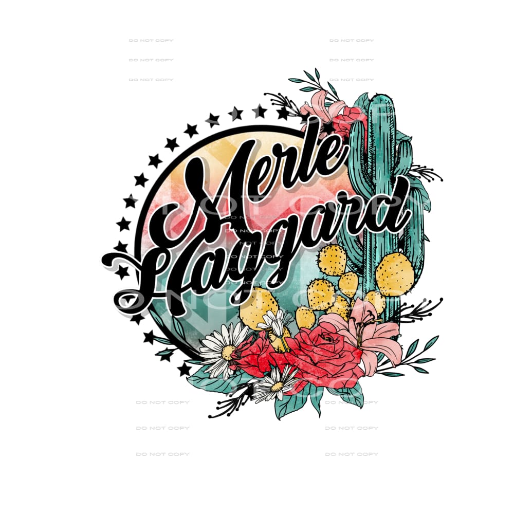 Merle H # 292 Sublimation transfer - Heat Transfer Graphic