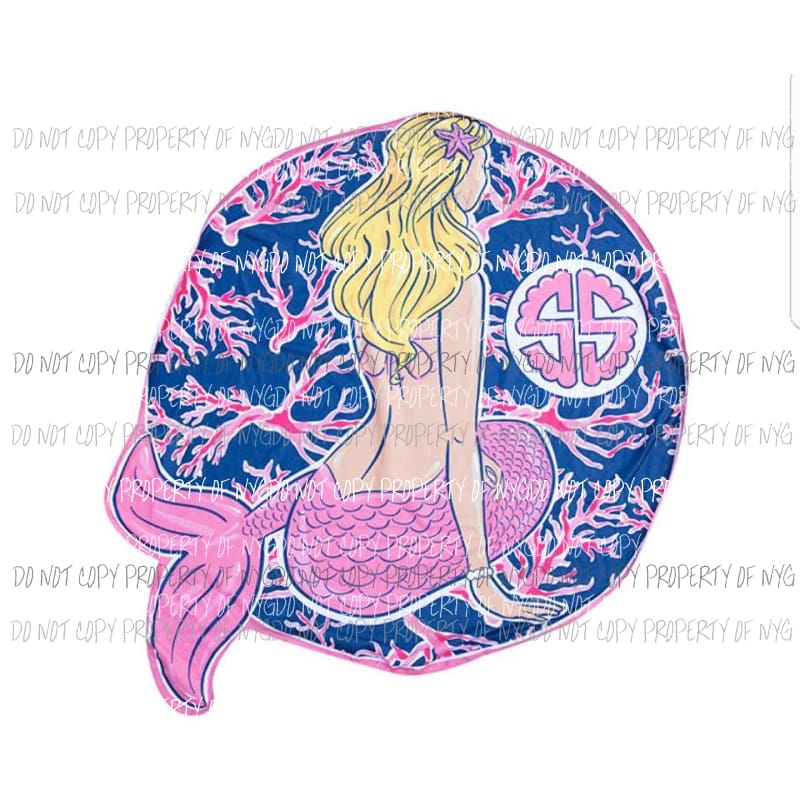 Mermaid Sublimation transfers Heat Transfer