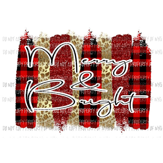 Merry and Bright paint pallet # 5 Sublimation transfers Heat Transfer