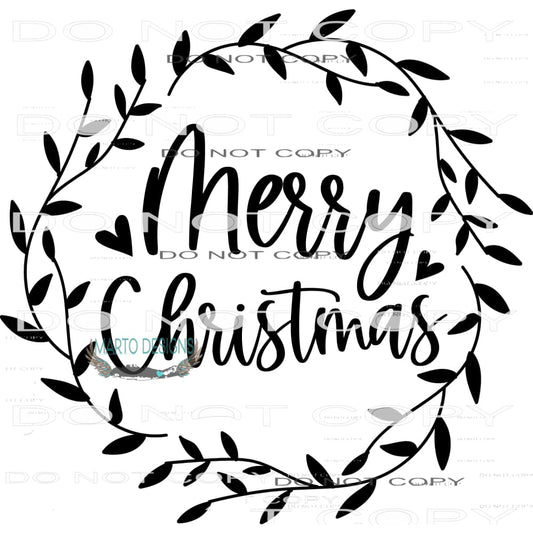 Merry Christmas #7949 Sublimation transfers - Heat Transfer