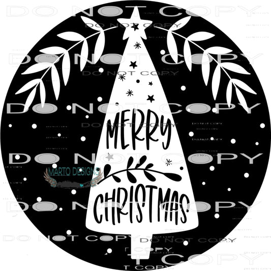 Merry Christmas #7983 Sublimation transfers - Heat Transfer