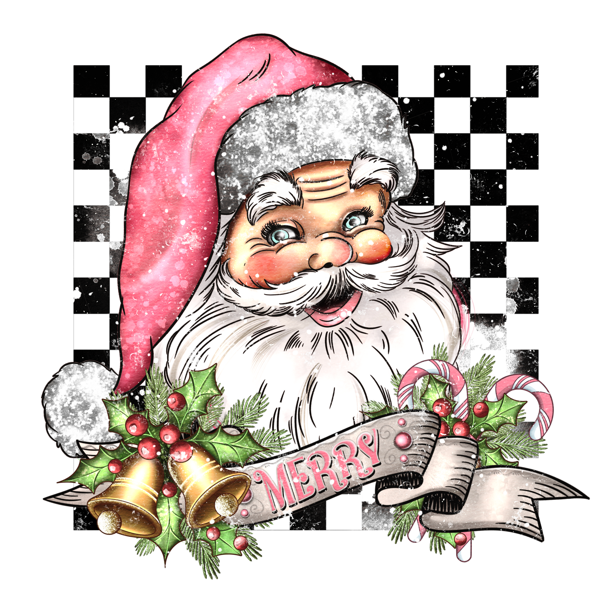 Merry Christmas #7995 Sublimation transfers - Heat Transfer