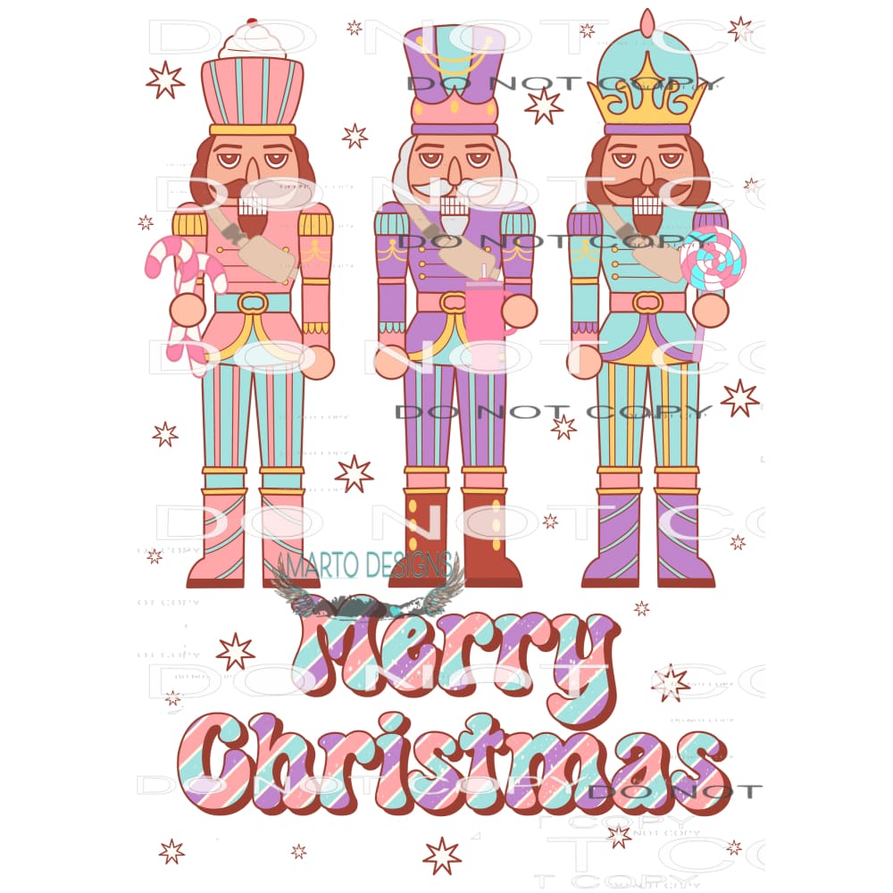 Merry Christmas #8067 Sublimation transfers - Heat Transfer
