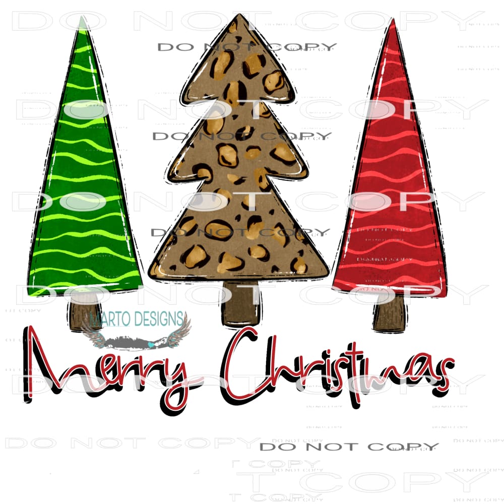 Merry Christmas #8475 Sublimation transfers - Heat Transfer