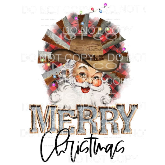 Merry Christmas Santa # 9120 Sublimation transfers - Heat 