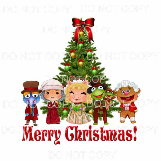 Merry Christmas Tree The Muppets Sublimation transfers - 