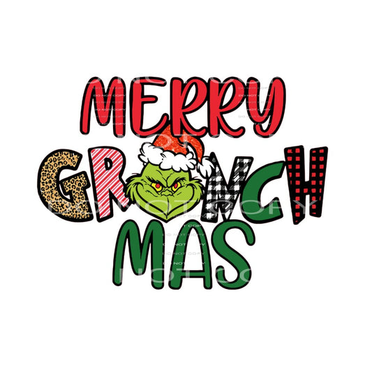 Merry Grinchmas #7418 Sublimation transfers - Heat Transfer