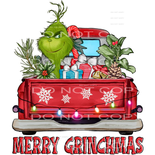 Merry Grinchmas #7483 Sublimation transfers - Heat Transfer