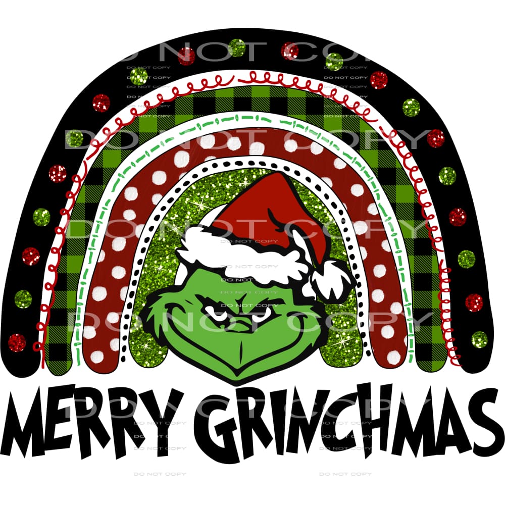 Merry Grinchmas #7492 Sublimation transfers - Heat Transfer