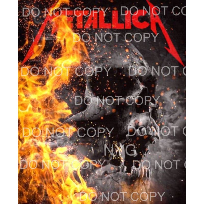 Metallica #4 Sublimation transfers - Heat Transfer