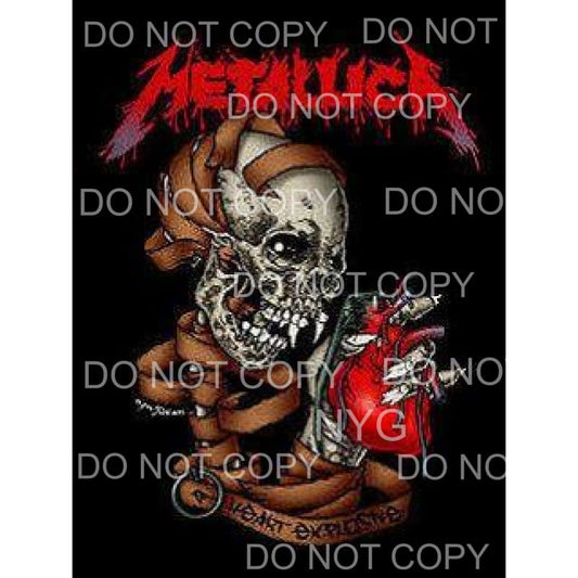 Metallica #6 Sublimation transfers - Heat Transfer