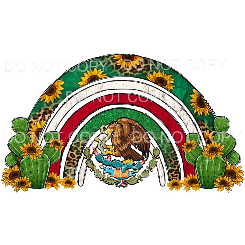Mexican Flag Rainbow Cactus Leopard Sunflowers Red Green 
