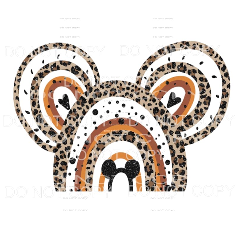 Mickey Disney Rainbow # 2 Sublimation transfers - Heat 