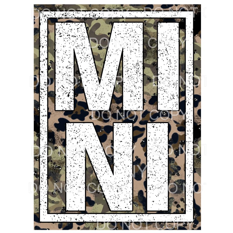 Mini Leopard Framed Sublimation transfers - Heat Transfer