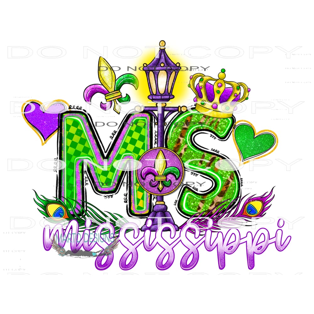 Mississippi #9810 Sublimation transfers - Heat Transfer