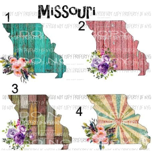 Missouri 4 to choose from sublimation transfers Heat Transfer
