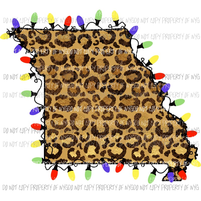 missouri cheetah lights sublimation transfers Heat Transfer