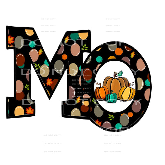 Missouri dots # 5536 Sublimation transfers - Heat Transfer