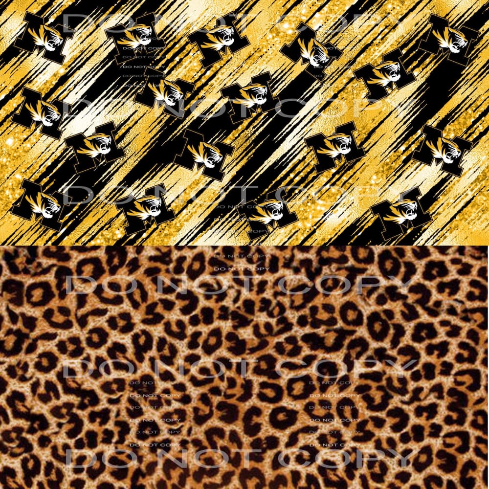 Mizzou sheet # 7009 Missouri Sublimation transfers - Heat 