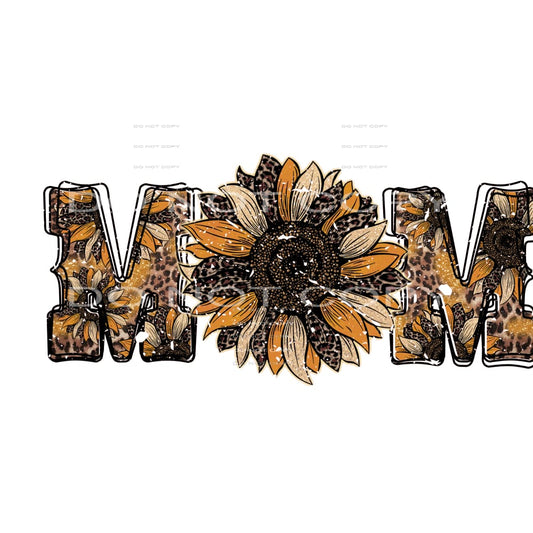 mom sunflower #6116 Sublimation transfers - Heat Transfer