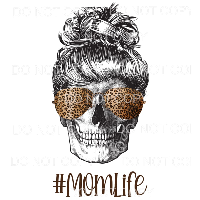 MomLife Leopard Aviator Glasses Sublimation transfers - Heat