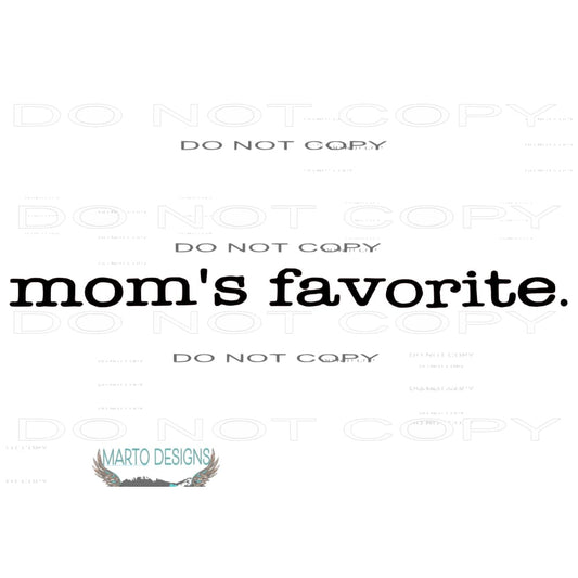 moms favorite # 1004 Sublimation transfers - Heat Transfer