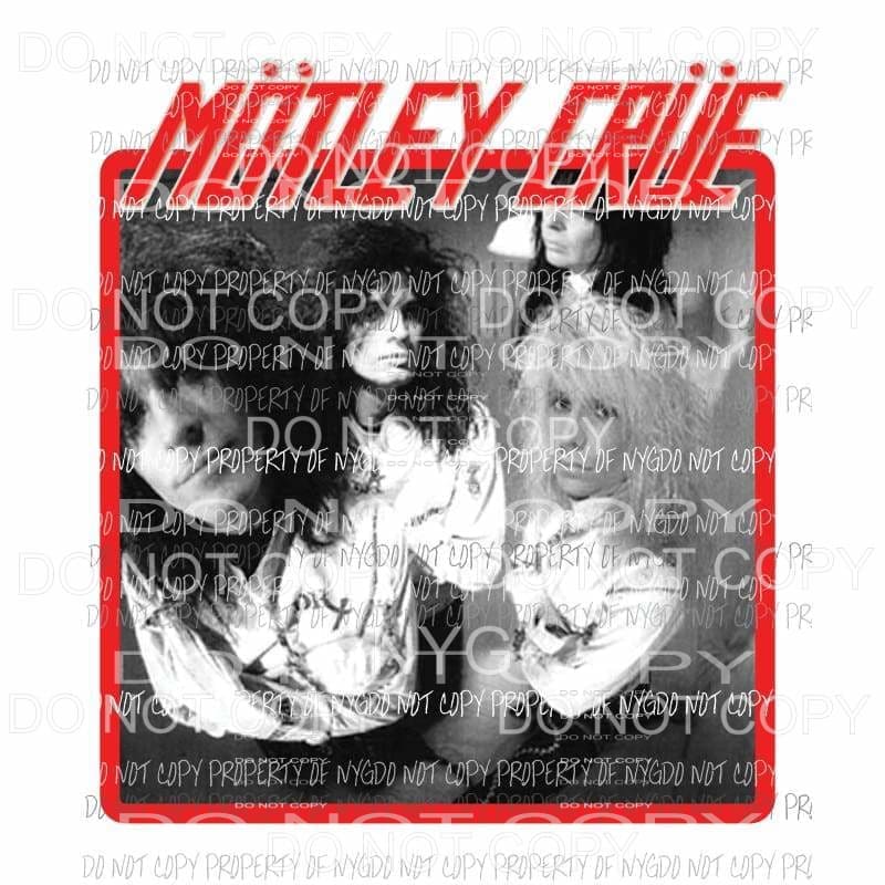 motley crew Sublimation transfers Heat Transfer