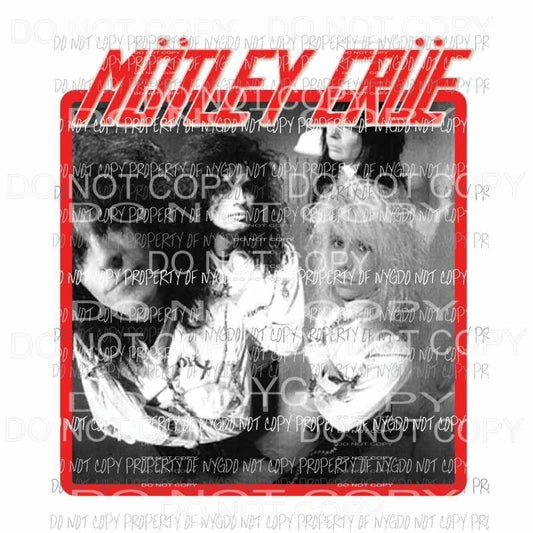 motley crew Sublimation transfers Heat Transfer