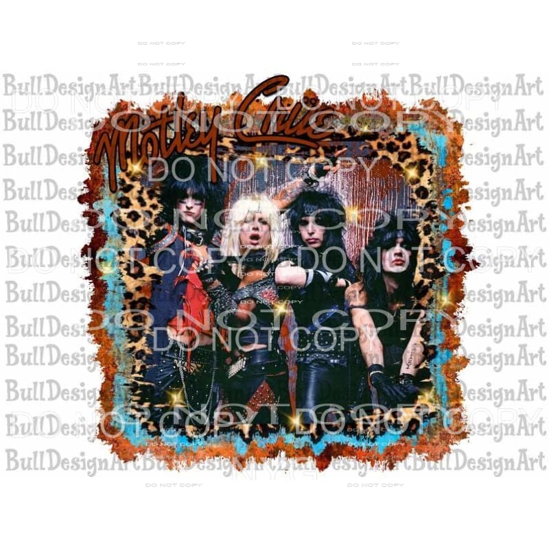 Motley Crue #10 Sublimation transfers - Heat Transfer