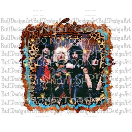 Motley Crue #10 Sublimation transfers - Heat Transfer