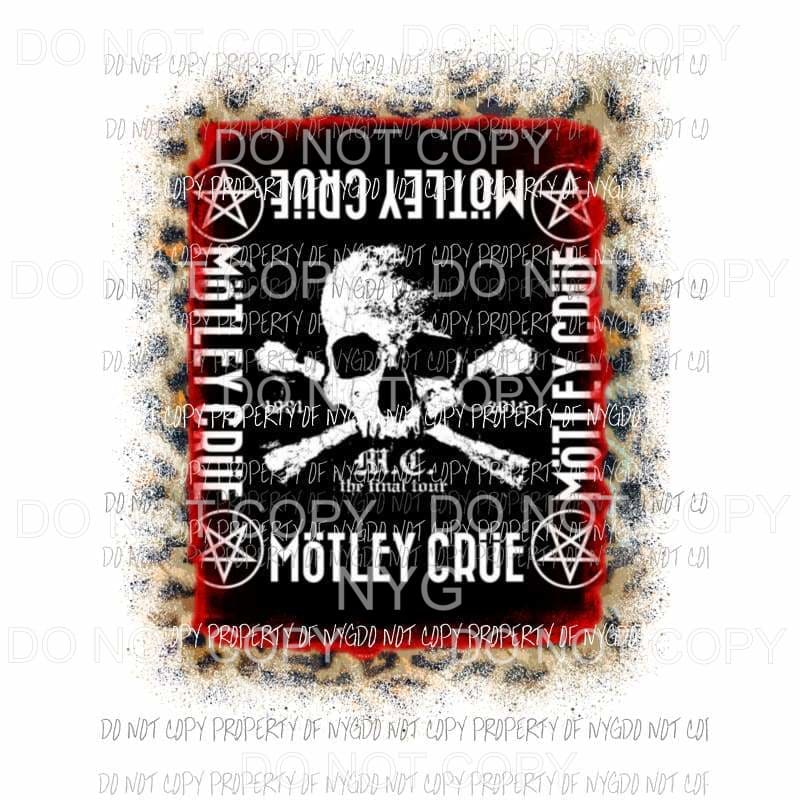 Motley Crue #3 Sublimation transfers Heat Transfer